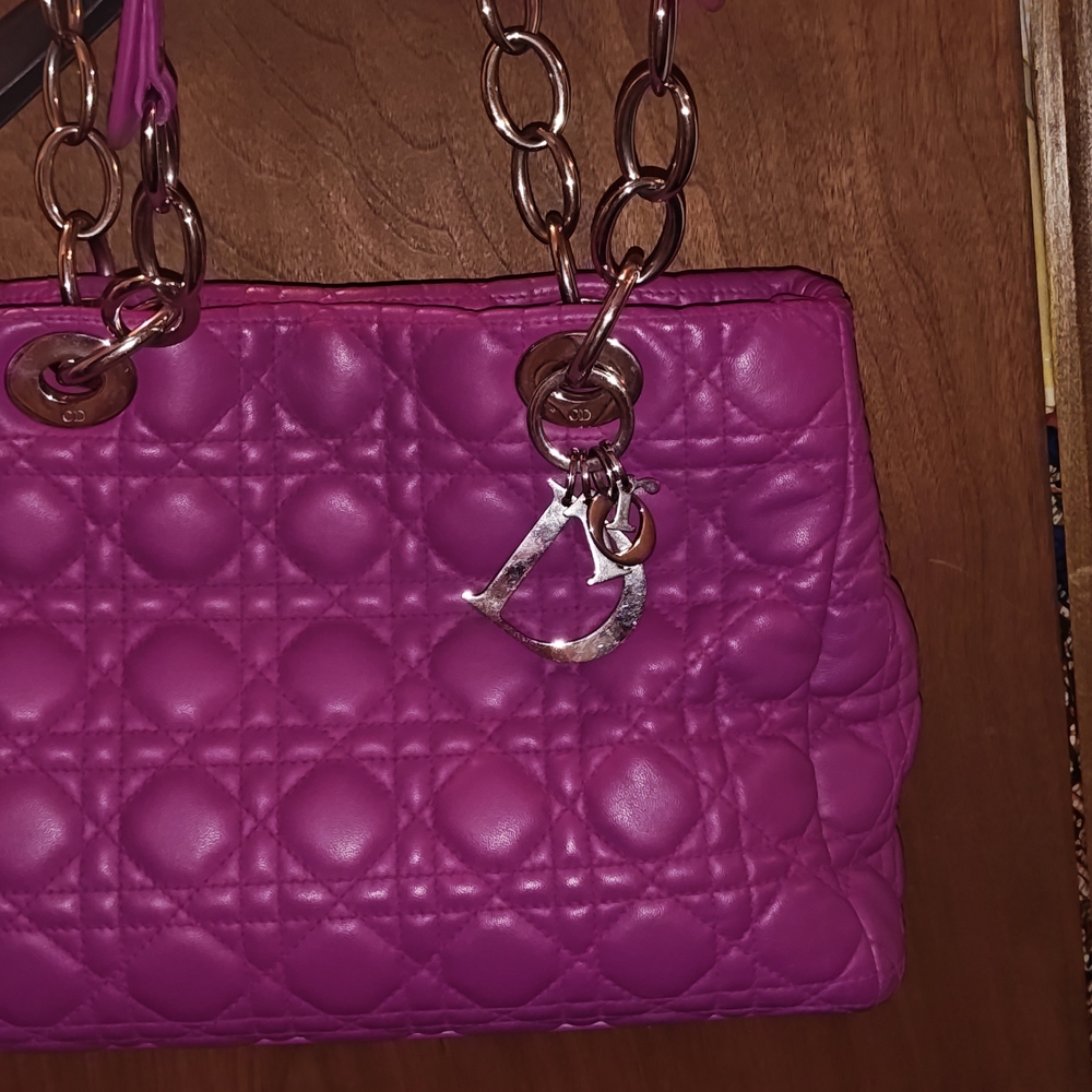 Pink Quilted Handbag
